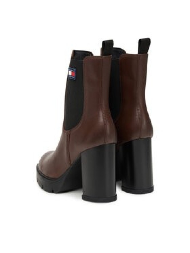 Tommy Jeans Botki Tjw EN0EN02831 Brązowy
