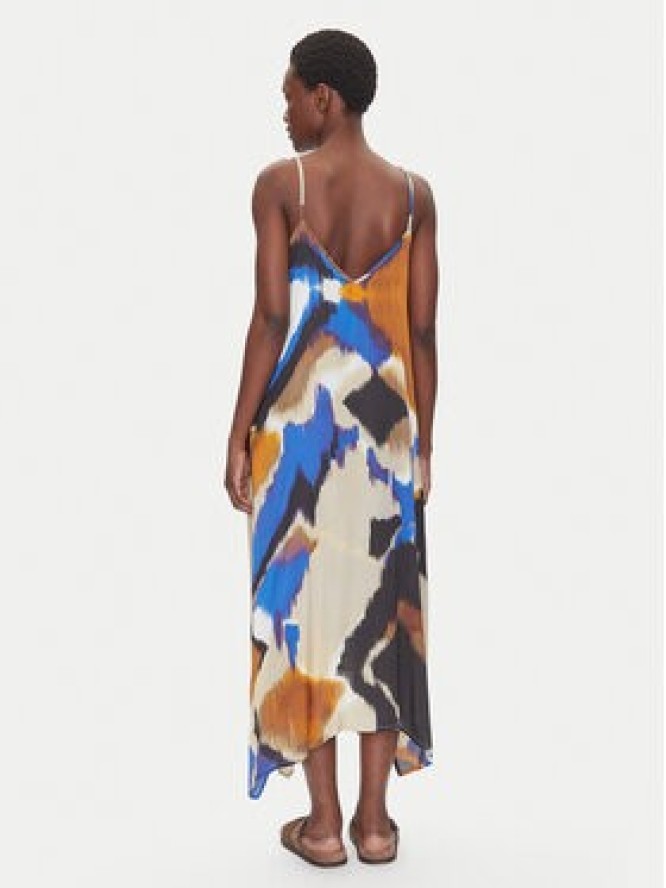 Iconique Sukienka letnia IC25-107 Kolorowy Regular Fit