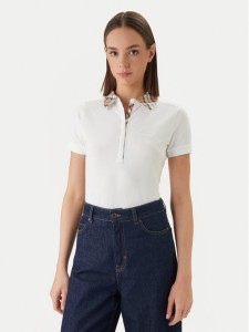 Barbour Polo Malvern LML0633WH33 Biały Slim Fit