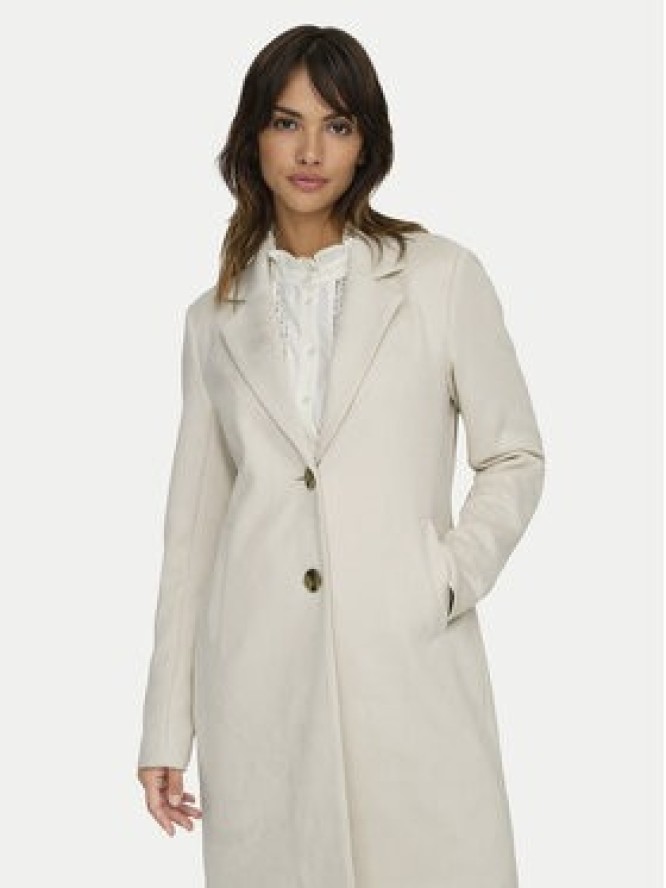 ONLY Płaszcz przejściowy Diane 15336518 Beżowy Regular Fit