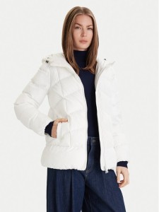 Geox Kurtka zimowa Anylla W4628P T3144 F1680 Biały Regular Fit