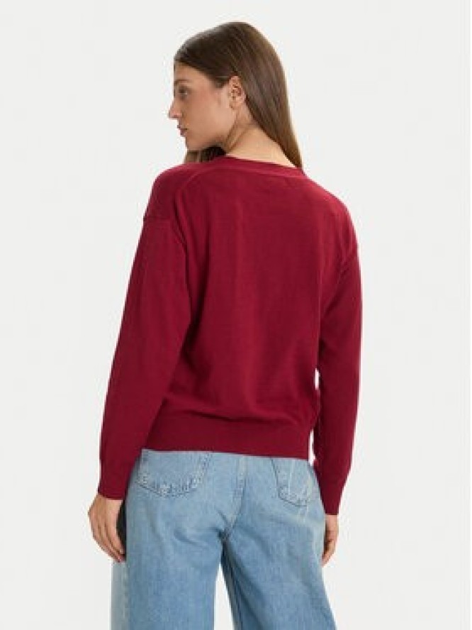 Guess Jeans Kardigan W4BR16 Z3HO2 Czerwony Regular Fit