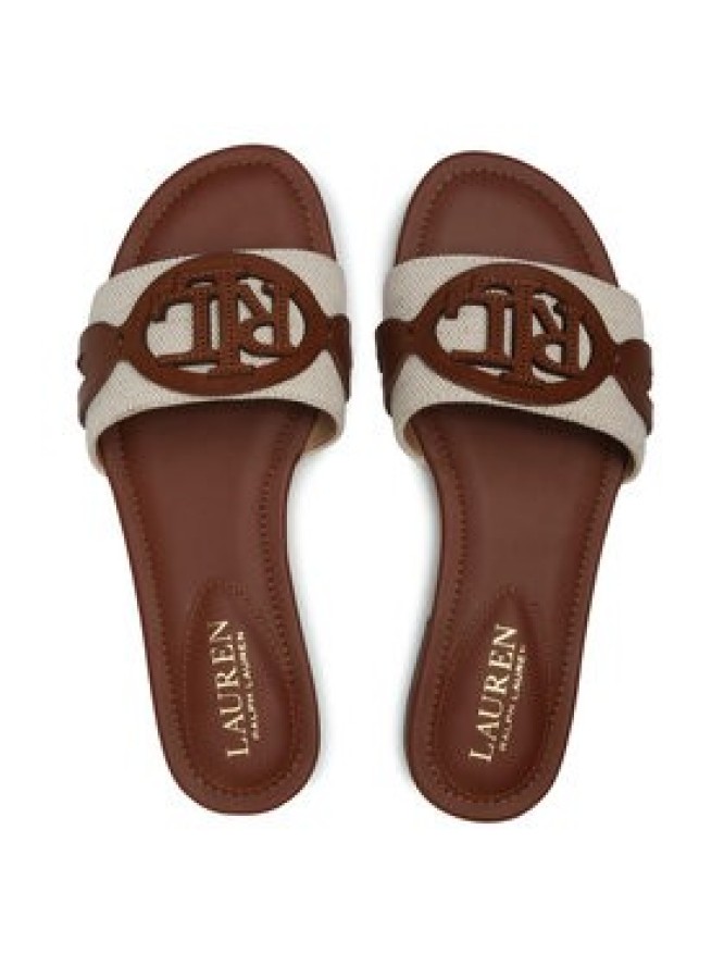 LAUREN RALPH LAUREN Klapki Alegra 802826823001 Beżowy
