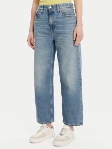 Calvin Klein Jeans Jeansy J20J225604 Niebieski Straight Fit