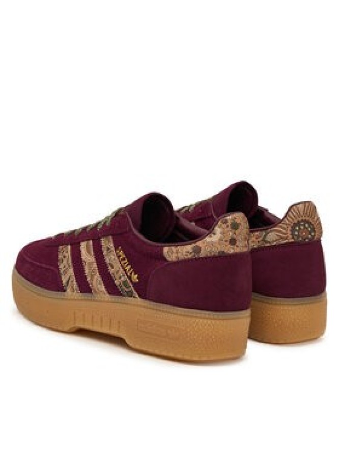 adidas Sneakersy Handball Spezial Bold KH9812 Bordowy