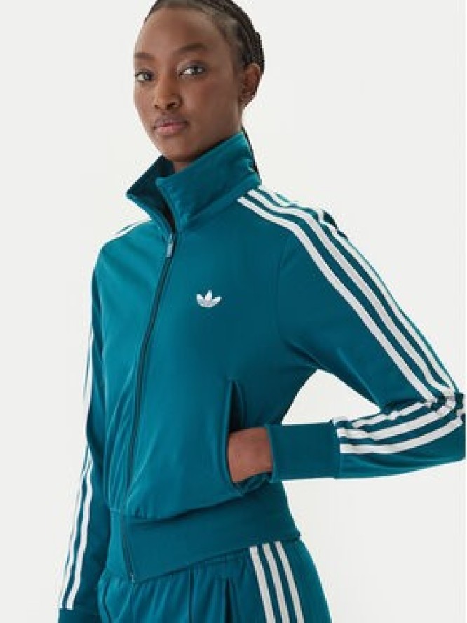 adidas Bluza Firebird Classic KQ6530 Zielony Regular Fit
