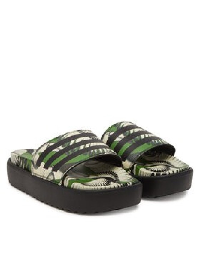 adidas Klapki adilette Platform JI4754 Zielony