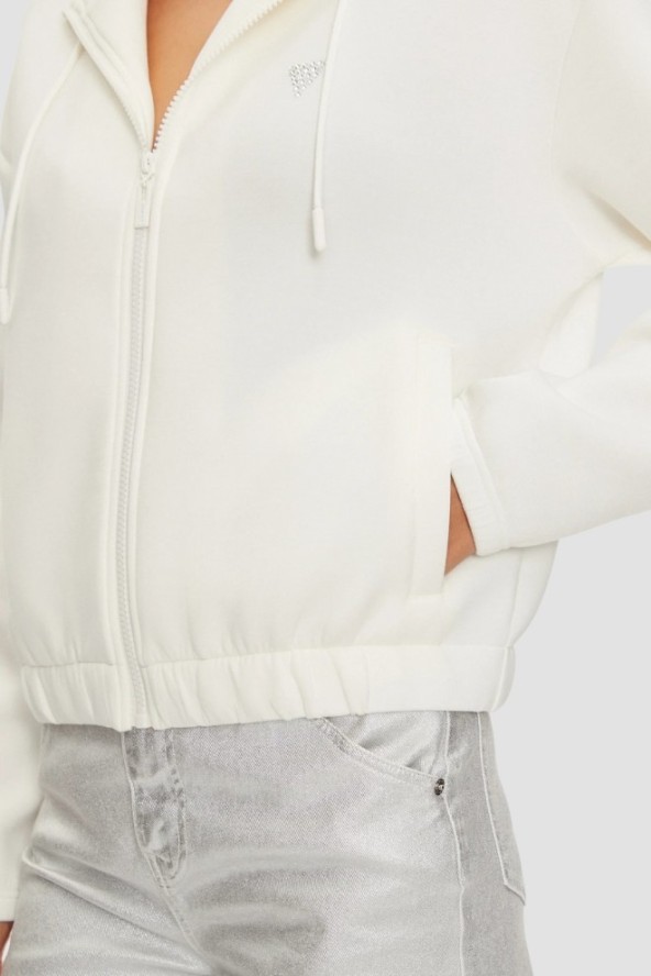 GUESS Beżowa bluza damska Cecilia, Rozmiar S