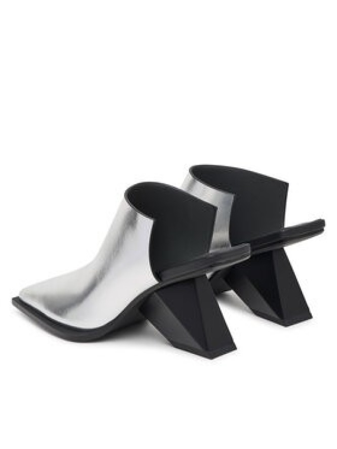 United Nude Klapki Rockit Mule III 1104214116 Srebrny