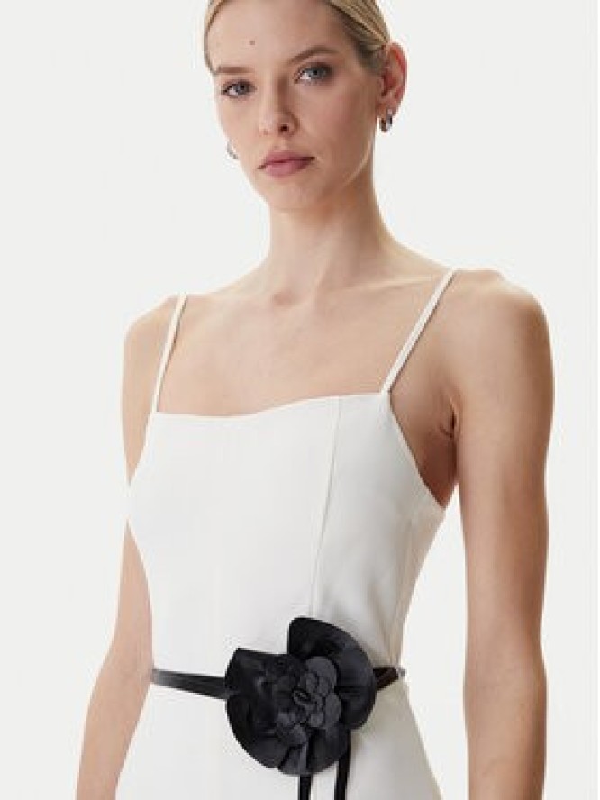 Guess Sukienka koktajlowa W6RK0G KC9O0 Écru Regular Fit