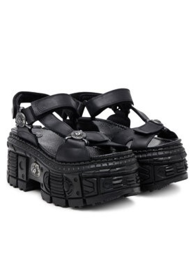 NEW ROCK Sandały M-BIOS130-C7 Czarny