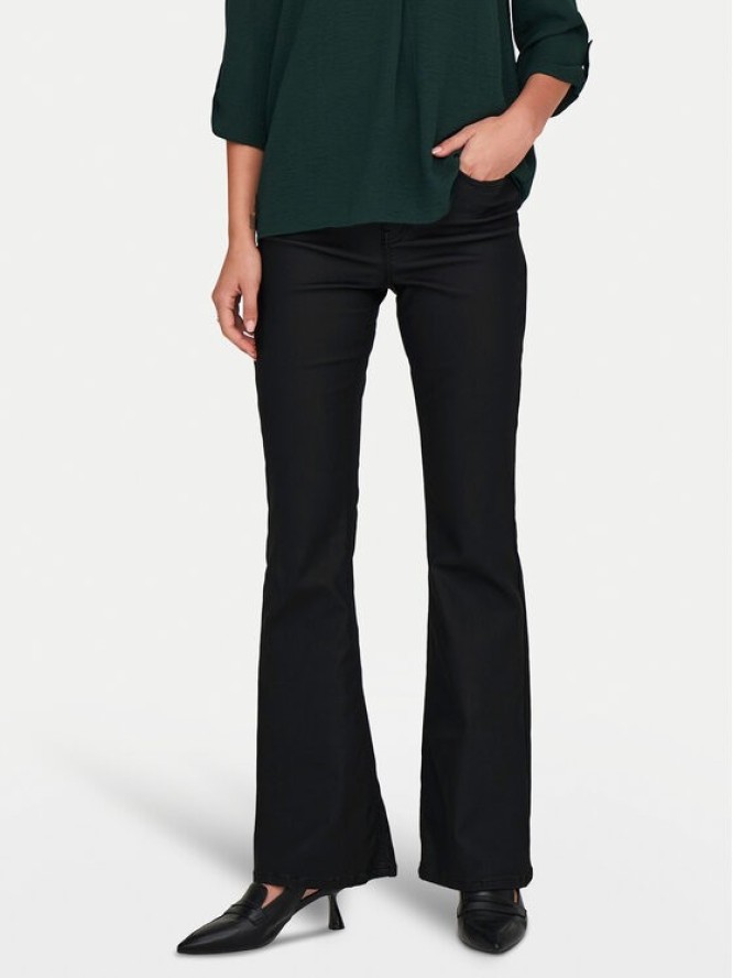 JDY Jeansy Sunny 15335386 Czarny Flared Fit