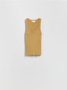 Top z metalizowaną nitką - złoty