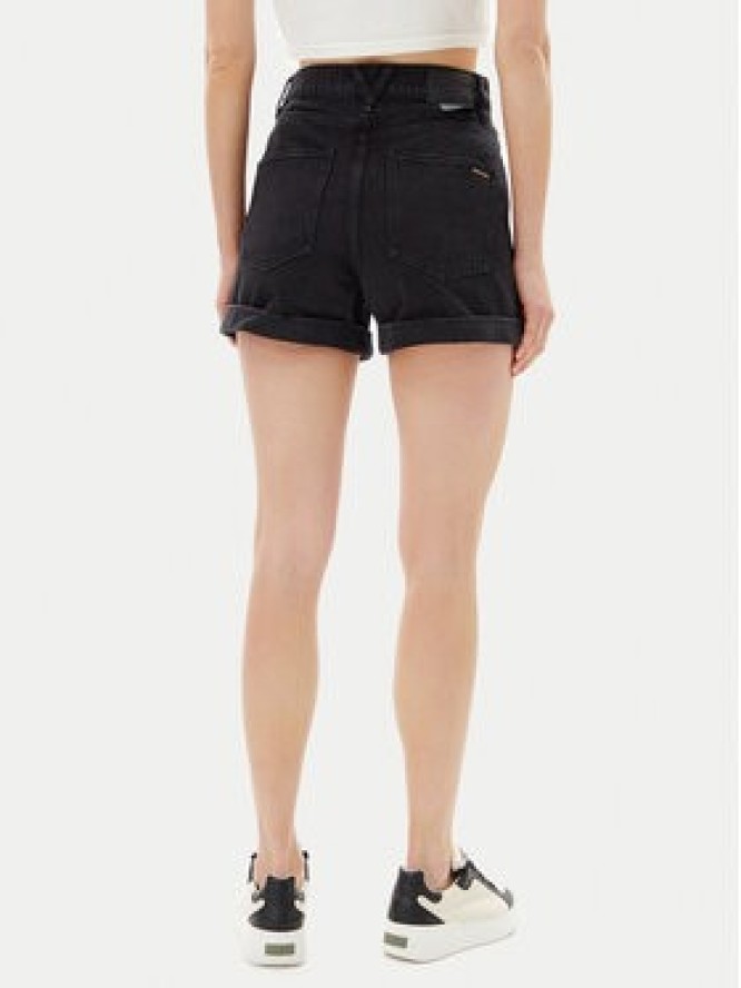 Volcom Szorty jeansowe Weelow B2012300 Czarny Slim Fit