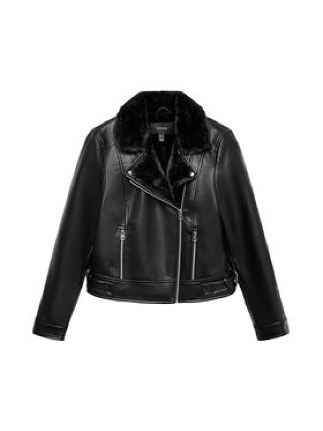 Vero Moda Kurtka z imitacji skóry Hailey 10250405 Czarny Regular Fit