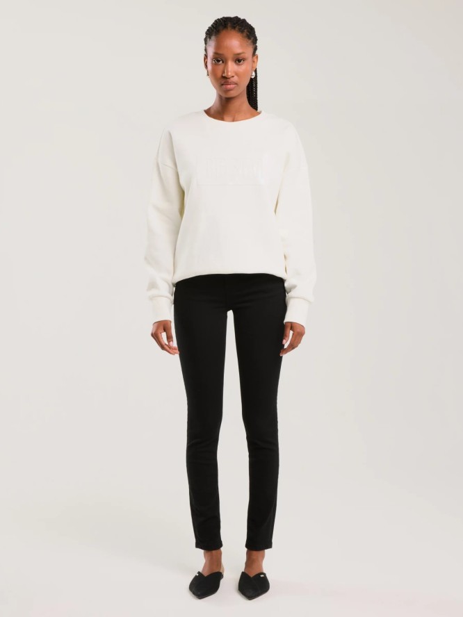 Bluza damska z aplikacją biała Oneidea 100