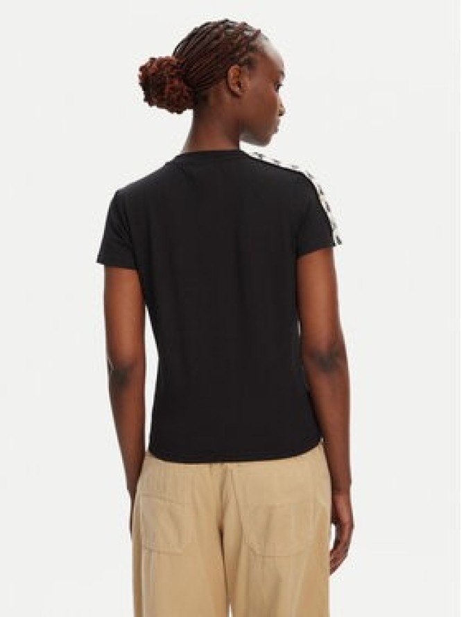 Kappa T-Shirt Banda Pippigt 351N56W Czarny Regular Fit