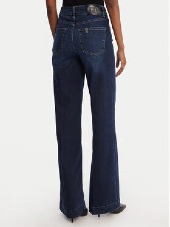 Liu Jo Jeansy UF5068 DS615 Granatowy Wide Leg