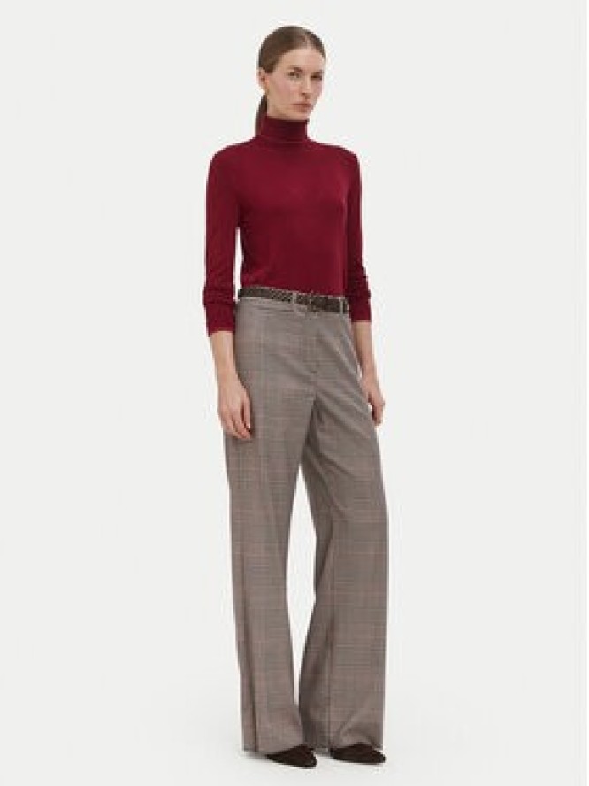 Liu Jo Golf WF6013 MS49I Bordowy Slim Fit