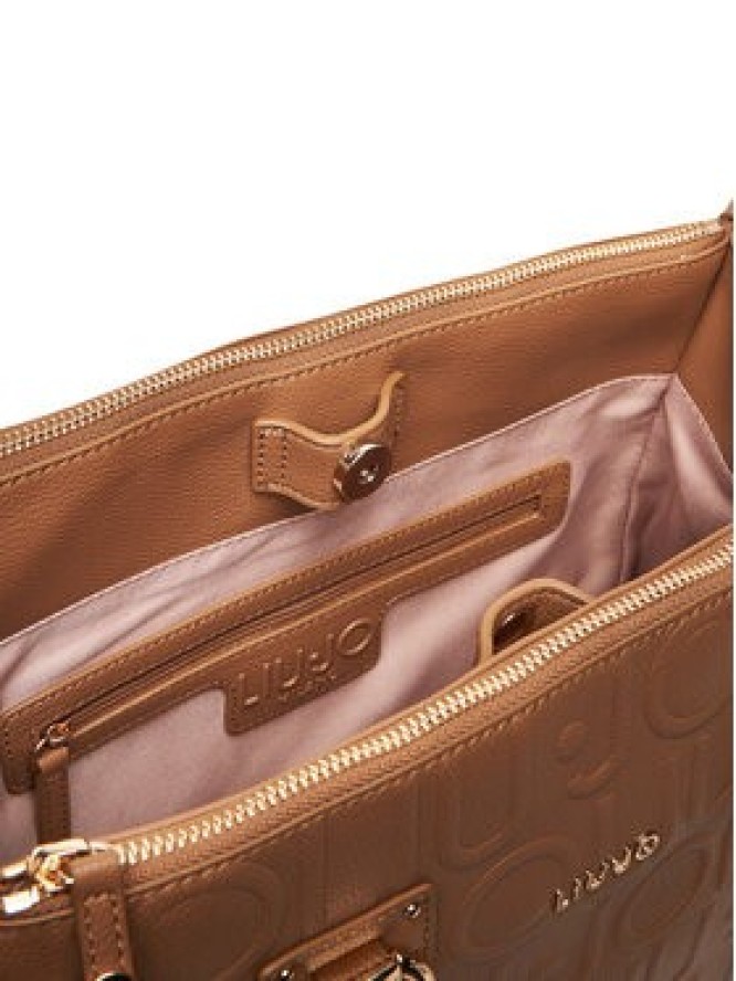 Liu Jo Torebka Ecs M Satchel AF5008 E0538 Brązowy