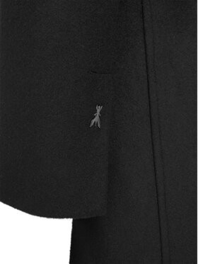 Patrizia Pepe Płaszcz wełniany 2O0195 A171 Czarny Regular Fit