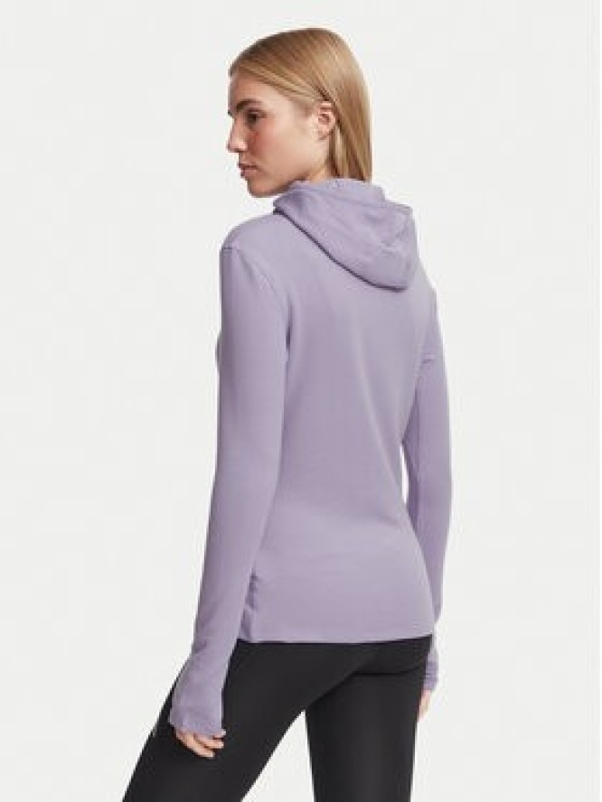adidas Bluza techniczna Adi365 Running Essentials Winterized KV4284 Fioletowy jasny Slim Fit