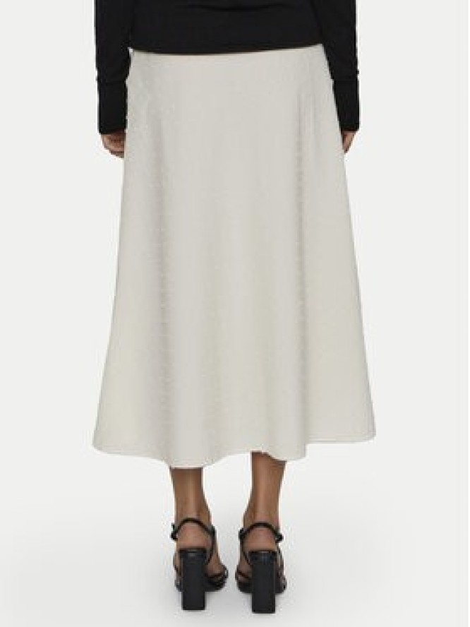 Vila Spódnica trapezowa Brietta 14102584 Beżowy Regular Fit