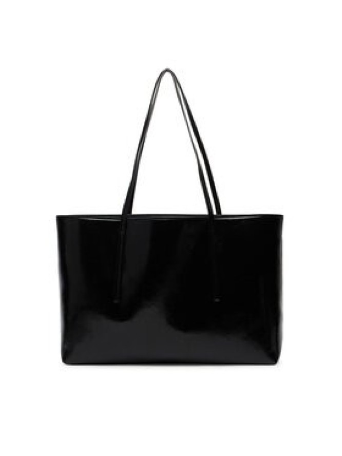 Calvin Klein Torebka Foil Logo Glossy LV04F3537G Czarny