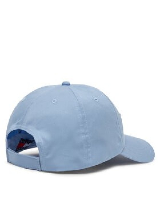 Tommy Jeans Czapka z daszkiem Linear Logo 6 Panel AW0AW16868 Błękitny