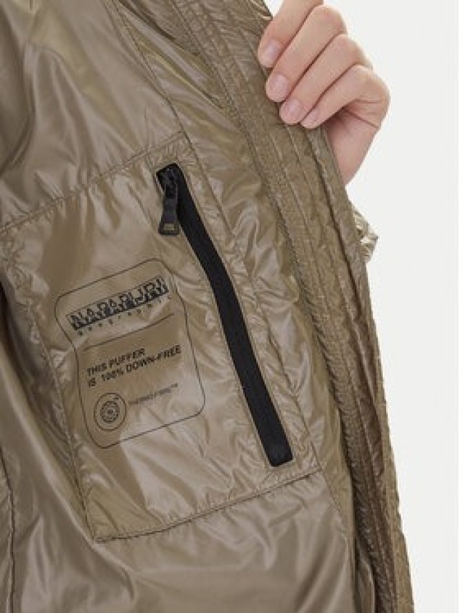 Napapijri Kurtka zimowa A-Glane NP0A4HZ5 Beżowy Regular Fit