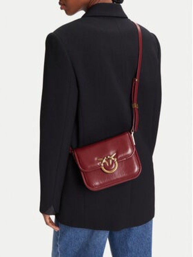 PINKO Torebka Love Box Bag Fl Mini PE 25 PLTT 104297 A26J Bordowy