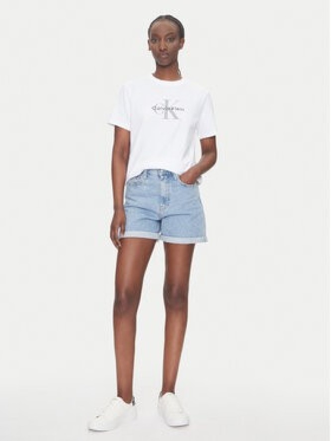 Calvin Klein Jeans T-Shirt Hero LV047B865G Biały Regular Fit