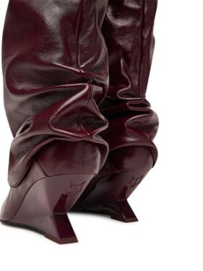 Naked Wolfe Kozaki Stated Bordowy