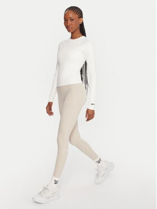 Reebok Koszulka techniczna Reebok X Ewa Chodakowska RK25316CCW Écru Slim Fit