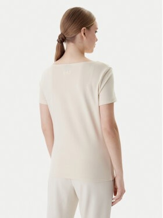 EA7 Emporio Armani T-Shirt 7W000978 AF10373 U1088 Beżowy Regular Fit