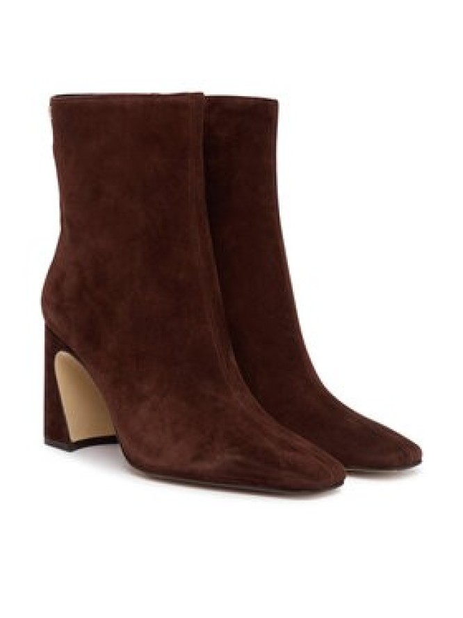 Steve Madden Botki Flares 11005754 Brązowy ciemny