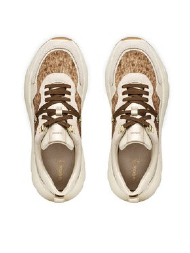 Geox Sneakersy D Diamanta D36UFE 0QS22 C1S5V Biały