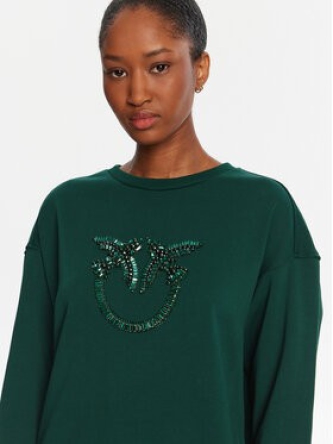 PINKO Bluza Nelly 100534 A2RO Zielony Regular Fit