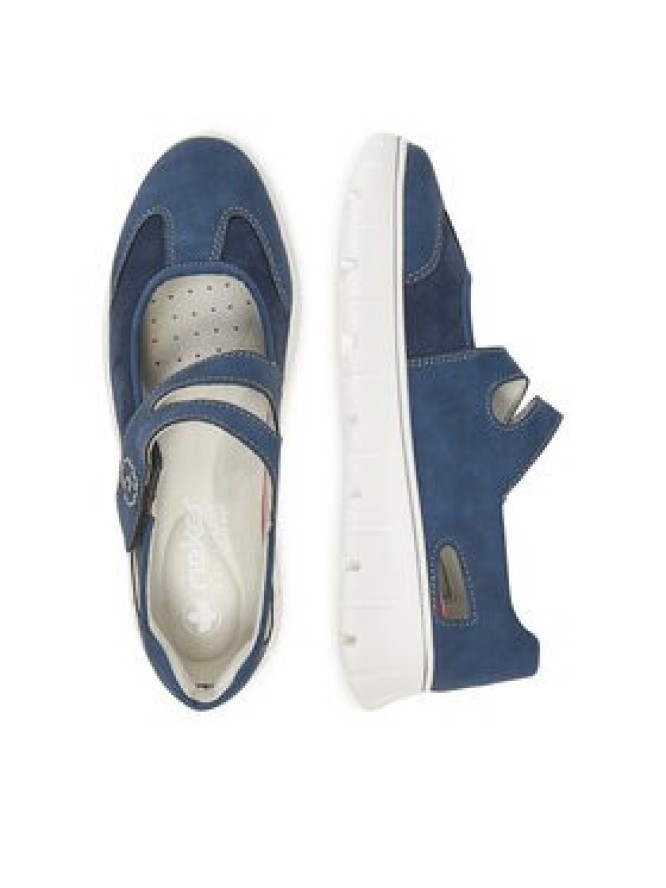 Rieker Półbuty N1350-14 Granatowy