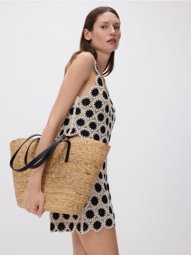 Crochetowy top - wielobarwny