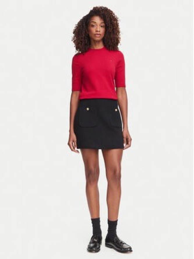 Tommy Hilfiger Spódnica mini WW0WW52234 Czarny Regular Fit