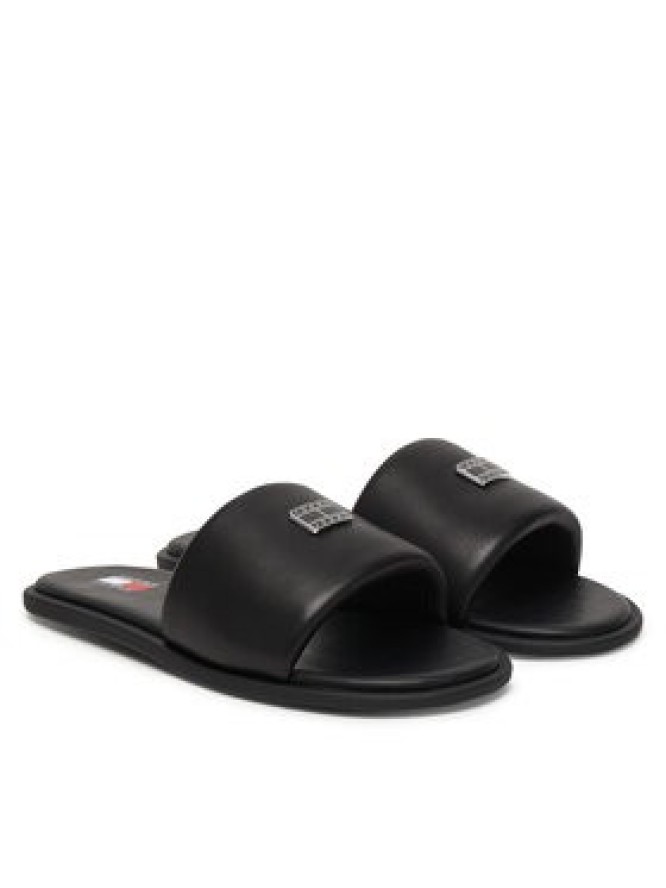 Tommy Jeans Klapki Tjw Soft Padded Casual Slide EN0EN02950 Czarny