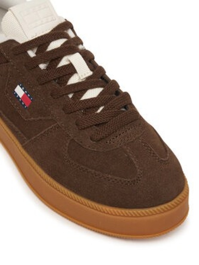 Tommy Hilfiger Sneakersy The Greenwich Edge Max Suede EN0EN02989 Brązowy