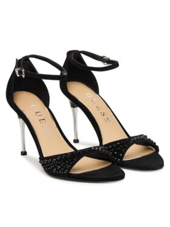 Guess Sandały FLTSNA SUE03 Czarny