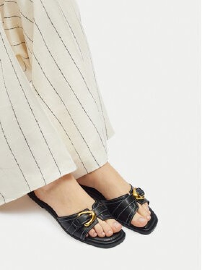 JENNY Klapki R080824 Czarny