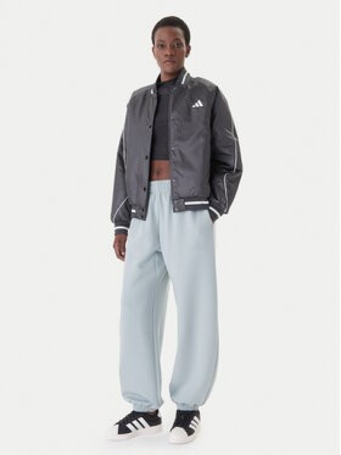 adidas Spodnie dresowe Soft Lux KA7018 Zielony Loose Fit