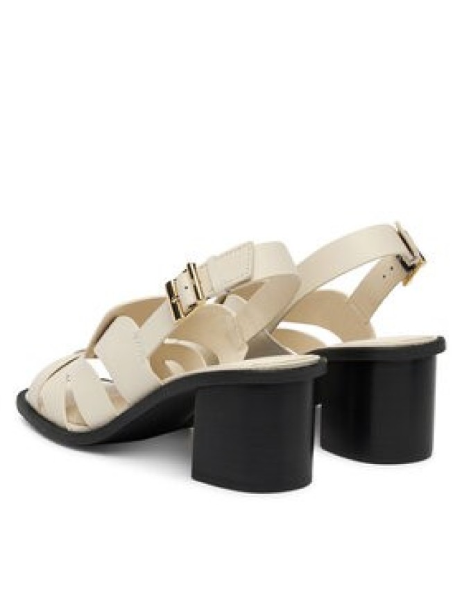 Tommy Hilfiger Sandały Cross Blocked Heel Sandal FW0FW09135 Biały