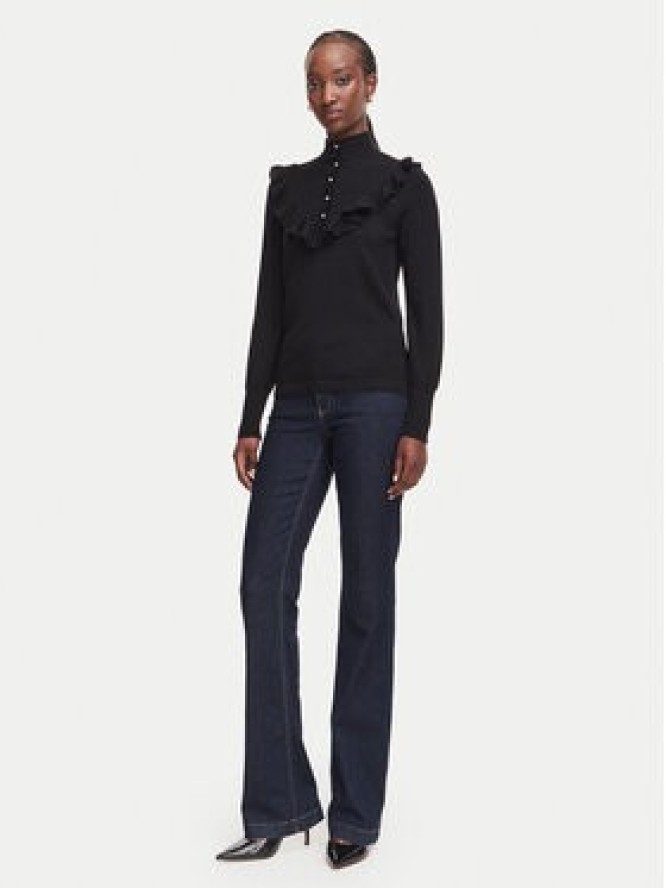 Luisa Spagnoli Sweter Maratea 100501 Czarny Regular Fit