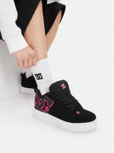 DC Shoes Sneakersy CEO-COURT GRAFFIK PLATFORM DC02422001 Czarny
