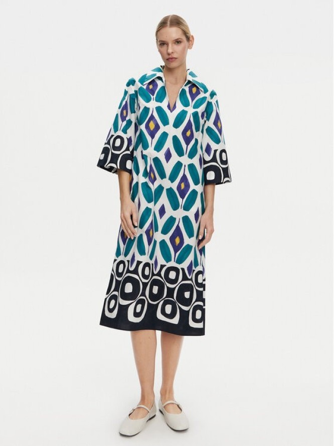 Luisa Spagnoli Sukienka codzienna Prudenza 542073 Kolorowy Loose Fit